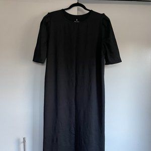 Dudley Stephens Maxi Tshirt Dress with puff sleeves